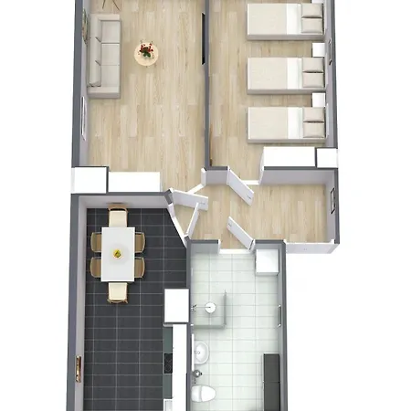 Zollikof Aparts - Sauna & Studioapartments מלון דירות 3*