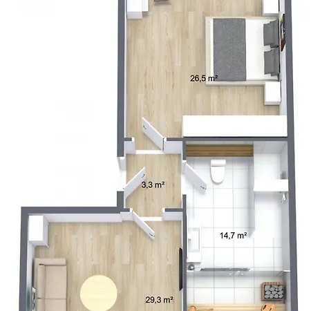 Zollikof Aparts - Sauna & Studioapartments Leipzig
