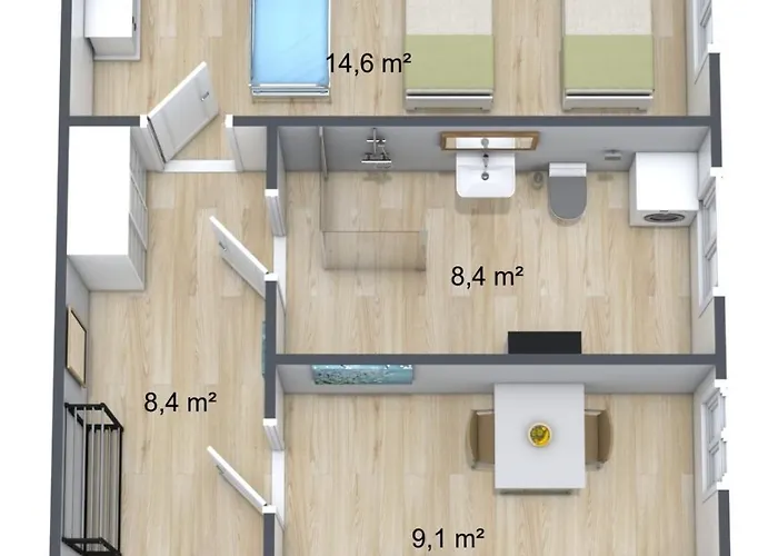 Zollikof Aparts - Sauna & Studioapartments Hotel apartamentowy