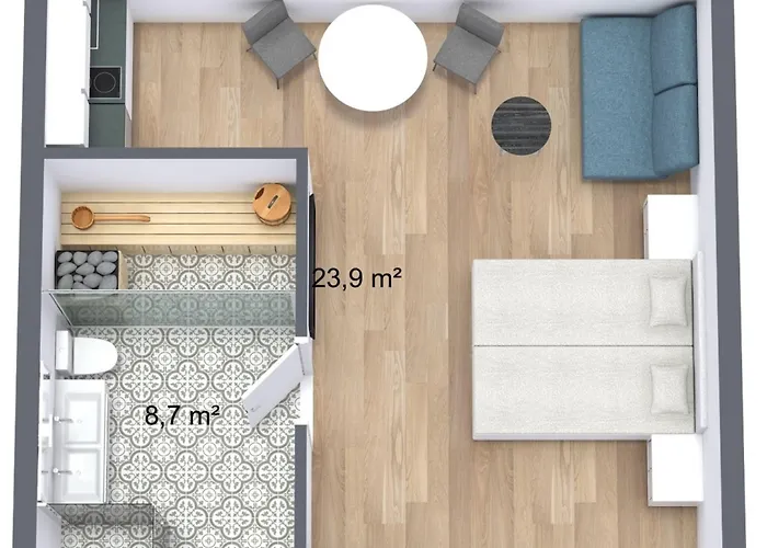 Zollikof Aparts - Sauna & Studioapartments 3* Lipsk