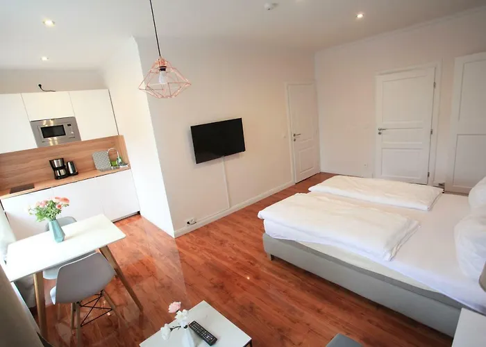 Zollikof Aparts - Sauna & Studioapartments Hotel apartamentowy Lipsk